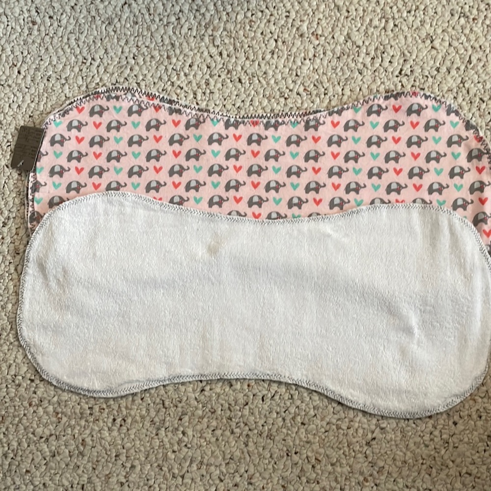 Handmade burp cloths